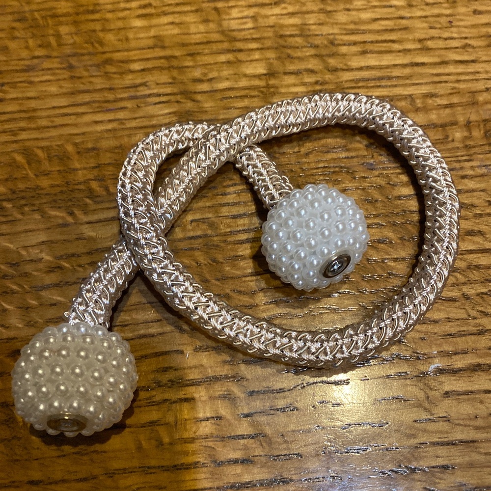 Curtain straps Magnetic Clip Pearl Balls